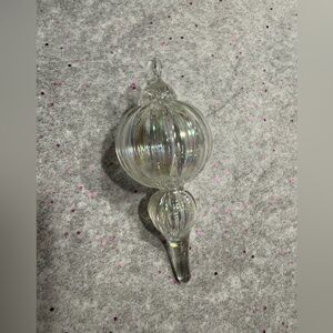 Iridescent Glass Ornament